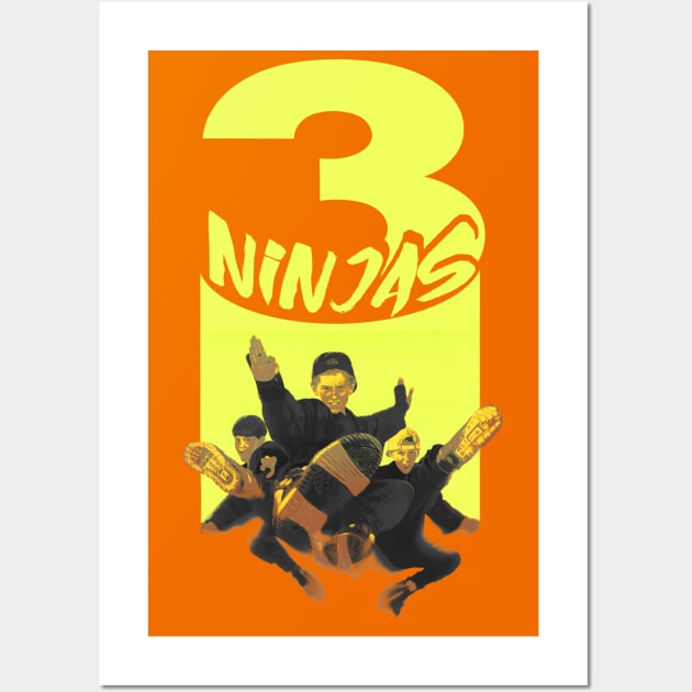 3 Ninjas Wall Art by CoolDojoBro